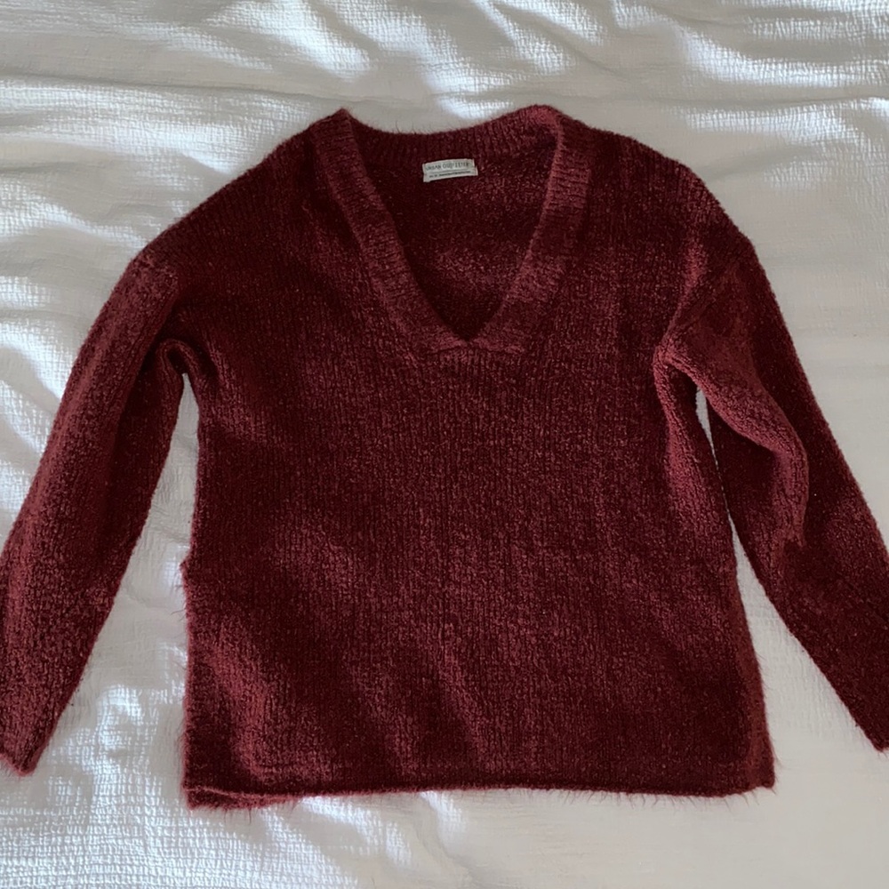 Red Urban Outfitters sweater!